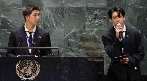 Korean boyband BTS takes U.N stage promoting sustainability goals