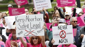 New abortion laws bring pro-choice demonstrators to rally in California