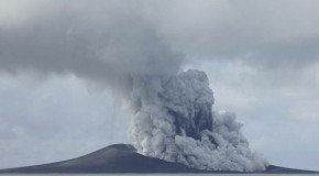 Tongan Undersea Volcano Erupts