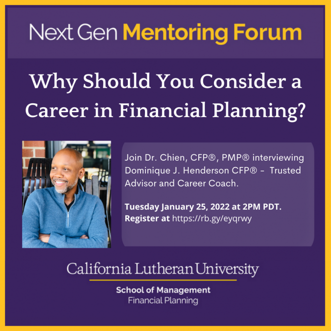Why Should you Consider a Career in Financial Planning with Dominique J. Henderson Sr. (11092021)