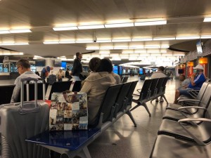 The Atocha train station wasn't crowded.