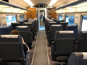 And neither was the train.