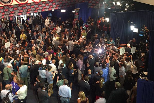 Spin room from above